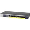 NETGEAR Switch Ethernet PoE 8 porte Unmanaged (GS108PP), Switch PoE gigabit con 8 PoE+ a 123 W, budget espandibile, montaggio su desktop/rack e assistenza limitata a vita