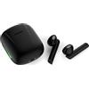 Meliconi Mysound Dart Pods - Auricolari True Wireless Bluetooth 5.3 neri con LED, Microfono, Sensore Touch, Easy Wear, 5h Autonomia, Case Ricarica 3x, Easy Auto-Pairing, Alta Qualità Audio