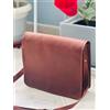 Fatto a mano Borsa 100% aggiornata capra uomo vintage marrone tracolla migliore qualità me...