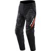 Dainese - Drake 2 Super Air Tex Pants, Pantaloni da Moto Ventilati, in Tessuto, per Stagione Estiva, con Protezioni Removibili, Man, Nero/Antracite/Rosso-Fluo, 58