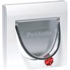 PetSafe Staywell Classic, Gattaiola Manuale per Gatti, Chiusura Magnetica, 4 modalità di Bloccaggio, Entrata e Uscita, Montagio Facile, Tunnel Non Incluso, Gatti Fino a 7 kg, Bianco