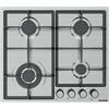 Silverline Piano Cottura a Gas 4 Fuochi 60cm da Incasso Acciaio Inox AS5443X01