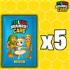 5x Bustine di 6 Cards di Italian Brainrot Card ® le Carte Ufficiali Brain rot