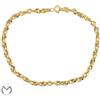 Bracciale oro giallo 18 kt 750 anelli intrecciati -562/ST-