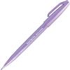 Pentel SES15C-V3X Brush Sign Pen - Penna in fibra, punta simile a pennello, colore: viola chiaro
