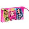 safta - Articolo Portatutto Triple Rainbow High 22X12X3Cm, Multicolore, Standard (812220744), multicolore, Estándar, Casual