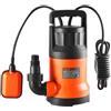 VEVOR Pompa ad Acqua Sommergibile 400 W Pompa Acque Scure Portata Elevata 9500 L/H Prevalenza 7,9 m Cavo di Alimentazione per Scaricare l'Acqua dal Seminterrato dello Stagno del Giardino della Piscina