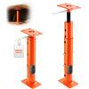 VEVOR Martinetto da Pavimento Altezza 48,26-91,44cm, Martinetto da Pavimento per Seminterrato Regolabile per Livellamento, Portata ca. 8164,66kg, Palo Supporto Sollevamento Telescopico in Acciaio