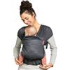 Infantino - Hug & Cuddle - Fascia ibrida regolabile - Marsupio ibrido e imbracatura - Semplice sollievo dalla pressione - Copertura trapuntata per la privacy - Elementi essenziali per neonati da 3,2 a