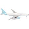 herpa modellino aereo Maersk Air Cargo Boeing 777F - OY-MAC Maersk Swan, miniatura in scala 1:500, da collezione, modello di aereo senza base, metallo