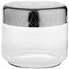Alessi Scatola da Cucina con Coperchio ermetico, 50 cl, in Vetro, Argento, MW21/50