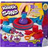 Kinetic Sand |Sandisfying Set | Sabbia cinetica 907gr | Sabbia magica | Sabbia colorata rossa e blu | 10 accessori inclusi | Giocattoli per bambini e bambine 3 anni