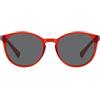 POLAROID KIDS PLD 8059/S Occhiali da Sole, Rosso, 45 Bambini e Ragazzi