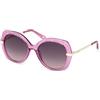 GUESS Gu00215 Occhiali, Viola Brillante, 55 Unisex-Adulto