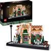 LEGO Frans café Bouwpakket voor Volwassenen met Schilderachtig Tafereel, Hangend