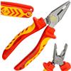 C.K Redline 2025 VDE Edition - Pinze combinate e tagliacavi, 160 mm, 1000 V, isolate, pinze elettriche a becchi piatti e tronchesi, elettricisti, pinze per elettricisti, CK Tools T39072A 160