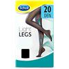 Scholl Light Legs Collant Donna Compressione Graduata 20 Den, M, Nero, 1 Paio
