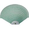 Generico Applique Classica in Vetro, Lampada da Parete a Mezzaluna, 1 Luce, per Bagno, Camera, Soggiorno, Cucina, Scala, Corridoio (VERDE)