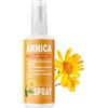QKnatur - ARNICA Spray freddo con estratto di Artiglio del Diavolo 100ml. - Dolori muscolari, schiena, spalle, ginocchia, contratture Con oli essenziali di Wintergreen, Menta piperita e Rosmarino