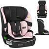 LIONELO Seggiolino Auto BILLY i-Size per Bambini 76-150 cm (15 mesi-12 anni) Installazione ISOFIX o cintura, Poggiatesta 10 Liveli, Protezione laterale, TopTether, Cinture a 5 punti, Ultima Norma R129