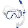 Mares Combo Pure Vision - Set maschera e boccaglio adulto, maschera Pure Vision in silicone, boccaglio Breezer semi-secco con valvola, snorkeling e esplorazione subacquea