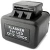 CARALL CL1212 Flasher Led Lampeggiatore Relè Relay Per Frecce Led Moto 12V 2 Spine CF12