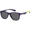 Polaroid Occhiali da Sole Polaroid PLD 8052/S Matte Black Green/Grey 47/13/130 unisex
