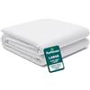 FurHaven Fodera per lettino per animali domestici, impermeabile, protezione per divano, chaise longue e letti classici per cani, lavabile, bianco, grande