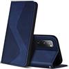 ZONNAVI Cover per Samsung Galaxy S20 Fe, Flip Custodia Pelle PU con [Slot Cart] [Magnetica], Cover a Libro Portafoglio per Samsung S20 Fe (Blu)