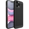 Moozy VentiGuard Cover per iphone 15 Pro Max, 6.7-pollici, Custodia per iphone 15 Pro Max Traspirante con Motivo Perforato per Circolazione dell'Aria, Bumper cover per 15 Pro Max, Nero