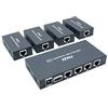 PWAY PW-HT226P4 HDMI Extender Splitter 4 Port Trasferimento di 165ft(50m) Tramite cavo Cat6 Supporto 1080P@60Hz EDID Copy