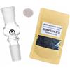Generisch Heisenberg - Set completo di adattatori per carboni attivi, 18,8 mm, con 25 g di carbone attivo Coco + colino + adesivo