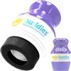 Solar Buddies Applicatore di Crema Solare Solar Buddies - Viola - Ricaricabile a Sfera con Spugna per Creme Solari e Lozioni - Per Bambini, Adulti e Famiglie - Capacità 100 ml - Perfetto per Viaggi