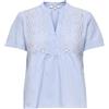 ONLY Onlskano SS EMB Top Wvn, Serenity, L Donna