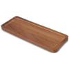 Yvttve piccolo vassoio legno, vassoio da portata in legno di acacia per cucina, vassoio portaoggetti rettangolare per alimenti, antipasti, sushi, salumi, caffe (30 x 13 cm)