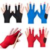 JNYUTEEN 6 Pezzi Guanti da Biliardo, Guanti da Biliardo con 3 dita Guanto da Biliardo Snooker, Elastici Snooker Guanti 3 Dita Guanti da Stecca Accessori da Biliardo per Uomo Donna