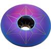 Supacaz STAR CAPZ Cap in Anodized Aluminium Oil Slick