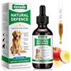 CLFJLXYX Antibiotico Naturale per Cani 60ml | Sollievo Prurito Pelle e Supporto Allergie | Cura della Pelle Canina | Per Dermatiti e Infezioni Cutanee