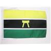 AZ FLAG Bandiera Ashanti Di Ghana 45x30 cm - Bandierina Ashanti 30x45 cm Cordicelle