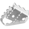 LTADX Piastra di estensione della leva del freno posteriore del pedale di estensione for moto compatibile con Super Tenere 1200 Tenere1200 XT1200Z XT1200ZE XTZ1200 2010-2024(Silver)