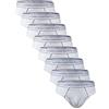 Liabel Slip da Uomo 108. Conf. da 8pz. Bianco XL