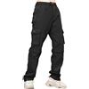GAUASUIM Pantaloni da trekking da donna, con zip off, ad asciugatura rapida, da trekking, con gambe rimovibili, traspiranti, pantaloni cargo estivi, pantaloni funzionali con cintura, 6 tasche, verde,