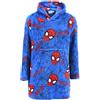 Marvel Spiderman - Poncho da bagno per bambini | Spidey | Regali per ragazzi | Accappatoio Spider | Asciugamano da bagno | con cappuccio e tasche, Blu, 116-128