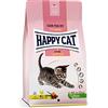 Happy Cat Young Kitten Land 70534 - Cibo secco per gatti a partire dalla 5a settimana di vita, 300 g