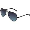 Polaroid PLD 1017, Occhiali da Sole Unisex - Adulto, Nero (Opaco), 58