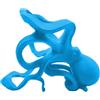 Generic Portabottiglie di vino a di polpo argentato, scultura decorativa da tavolo per bancone bar, soluzione salvaspazio, design moderno, 18 x 14 x 11 cm, per cucina, da tavolo