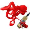 Generic Portabottiglie di vino a di polpo argentato, scultura decorativa da tavolo per bancone bar, soluzione salvaspazio, design moderno, 18 x 14 x 11 cm, per cucina, da tavolo
