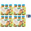 Felce Azzurra 24x Valfrutta Succhi di Frutta Albicocca bevanda analcolica rinfrescante,Albicocca 100% italiana,bottiglia di vetro da 125ml + 1 Busta di Talco Felce Azzurra in omaggio da 100g