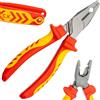 C.K Redline 2025 Edition VDE Access Pinza & Cutter 180 mm, 1000 v isolati pinze elettriche e tagliacavi, elettricisti ingegneri troncatrici cesoie elettricista, CK Tools T39077A 180