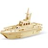 Georgie Porgy 3D Wooden Puzzle Lifeboat Model Woodcraft Construction Kit Giocattolo per Bambini (JP294 Lifeboat 34pcs)